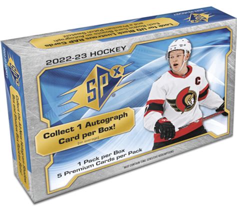 2022 23 Upper Deck SPx Hockey Hobby Box Zephyr Epic Zephyr Epic