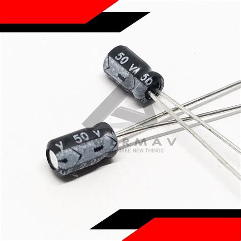 2pcs 2 2uf 50v Capacitor PowerMav Electronics Store