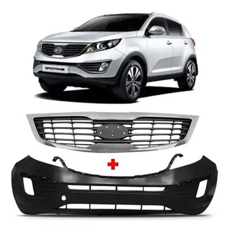 Parachoque Grade Radiador Kia Sportage 2011 2012 2014 Novo