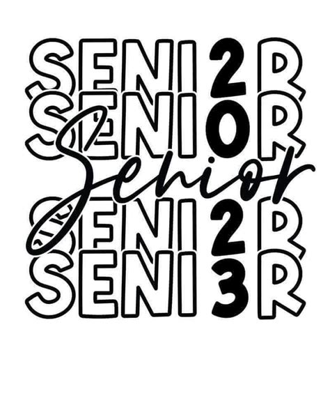 Senior 2023 Svg Bundle Senior Svg Senior 2023 Svg Senior Shirt Svg Class Of 2023 Graduation Svg