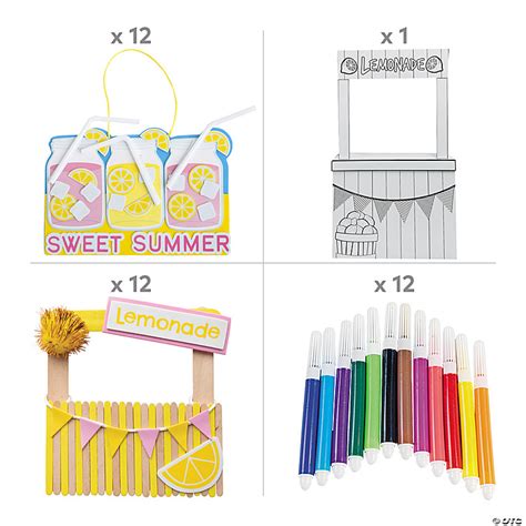 Lemonade Stand Craft Kit Oriental Trading