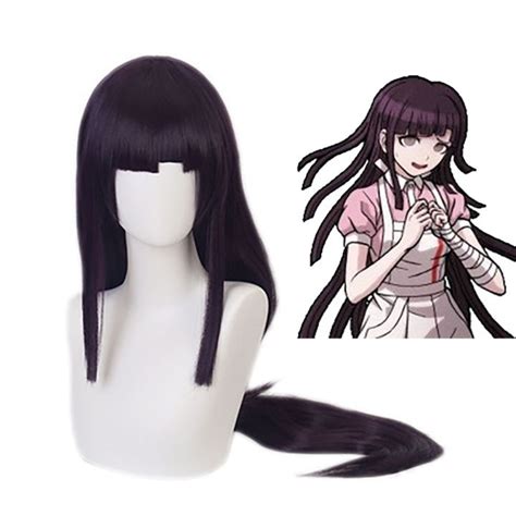 Cm Danganronpa Trigger Happy Havoc Cosplay Mikan Tsumiki Wigs Long