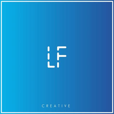 Premium Vector Lf Creative Latter Logo Design Premium Vector Creative