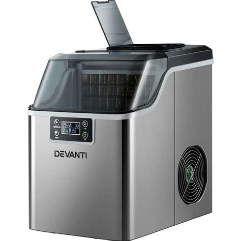 Devanti Ice Maker Machine Commercial Portable Ice Cube Tray Countertop