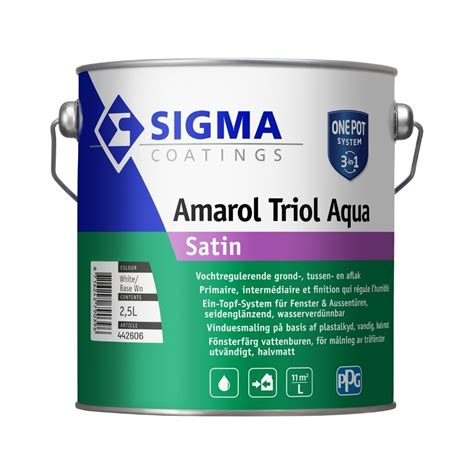 Sigma Amarol Triol Aqua Satin - Colour