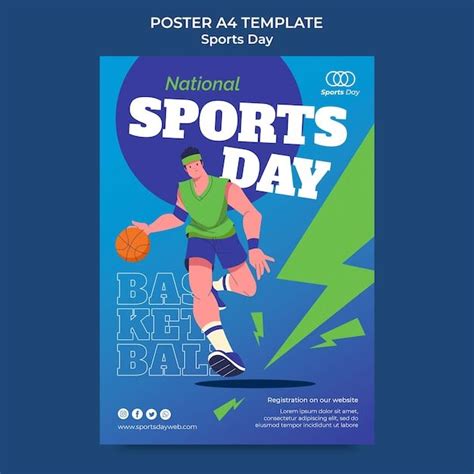 Sports Day Poster Template Design