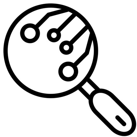 Premium Vector Magnifying Glass Icon Style