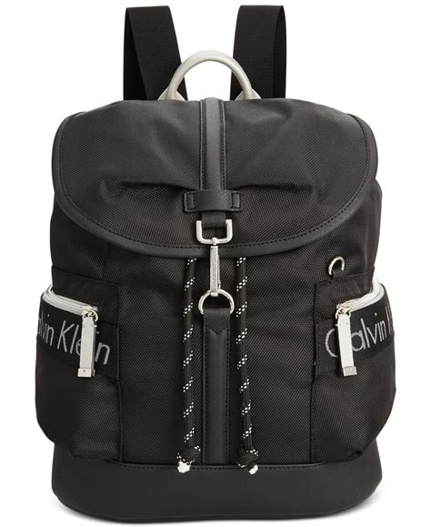 Lyst Calvin Klein Ballistic Nylon Backpack In Black For Men