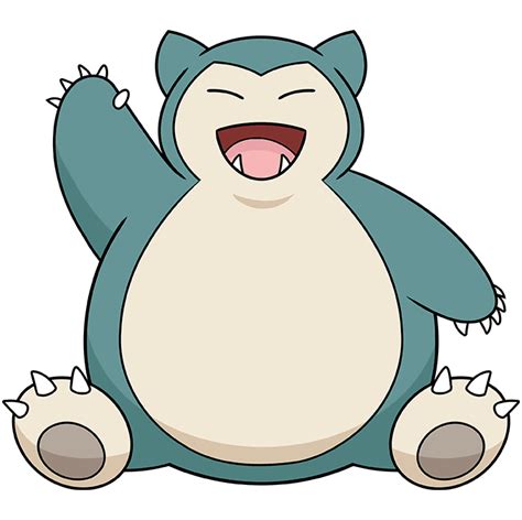 How to Draw Snorlax Pokémon Really Easy Drawing Tutorial Easy