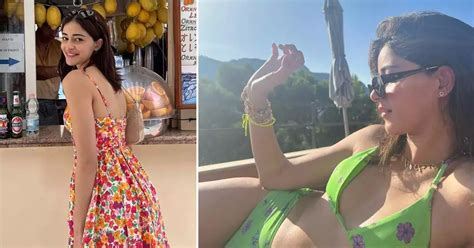 Photos From Ananya Panday S Vacation In Capri That Will Give You