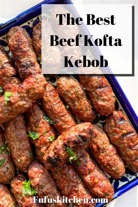 Savory Beef Kofta Kebobs