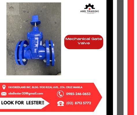 Mechanical Gate Valve Commercial And Industrial Industrial Equipment On