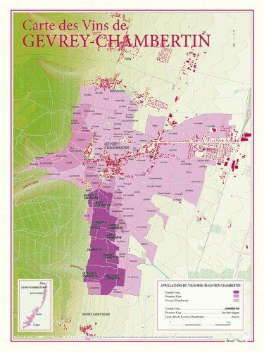 Carte Des Vins De Gevrey Chambertin Ce Document Cartographique De