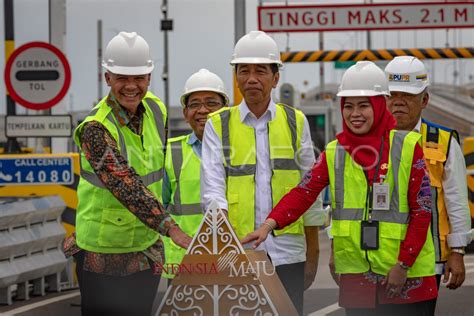 Presiden Resmikan Jalan Tol Semarang Demak Seksi Ii Antara Foto