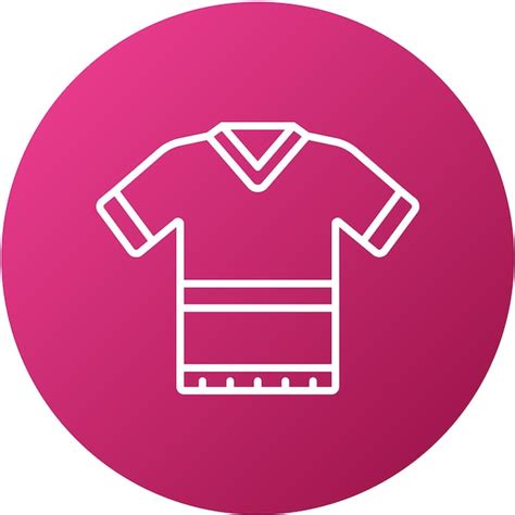 Premium Vector Vector Design Rugby Shirt Icon Style