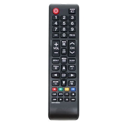 Replacement PN43F4550AF HDTV Remote Control for Samsung TV - Compatible with AA59-00666A Samsung ...