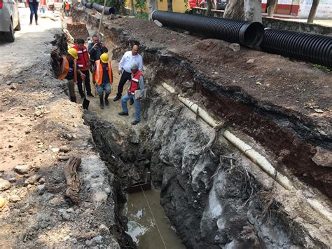 Supervisan La Construcci N De Red De Drenaje En La Colonia Civac De