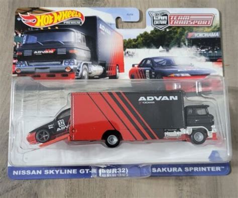 Nissan Skyline Gt R Team Transport Hot Wheels Car Culture Advan Nip