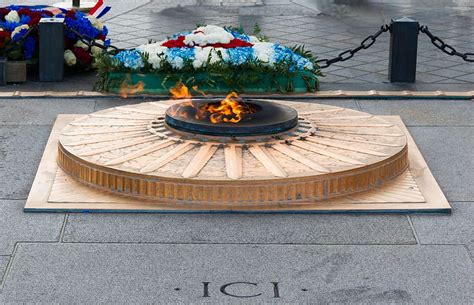 Eternal Flame Arc De Triomphe Paris France Landmark Monument