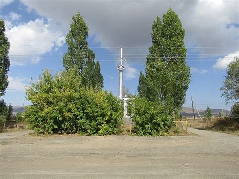 Monument to Yuri Gagarin in Gagarin village (Sevan, Gegharkunik ...