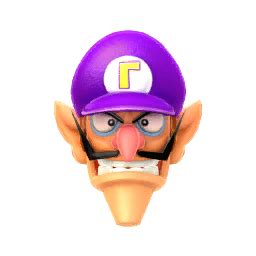 File Head Waluigi Mario Party Superstars Png Super Mario Wiki The