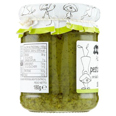 Le Delizie Di Ascheri Pesto Ligure Con Basilico Genovese Dop G