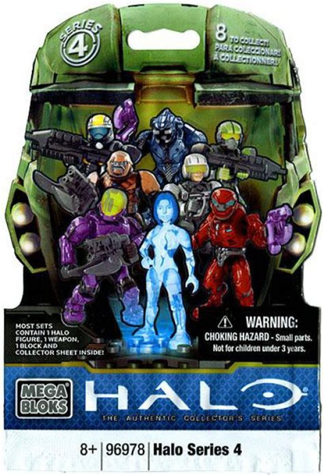 Mega Bloks Halo Halo Series 4 Minifigure Mystery Pack 96978 4 Toywiz