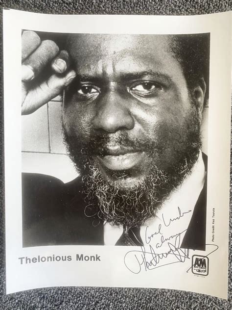 Thelonius Monk signed photo | EstateSales.org