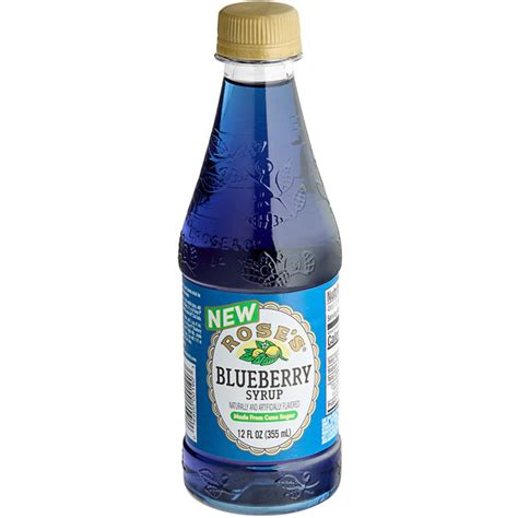 Roses Blueberry Syrup 12 Fl Oz 6case