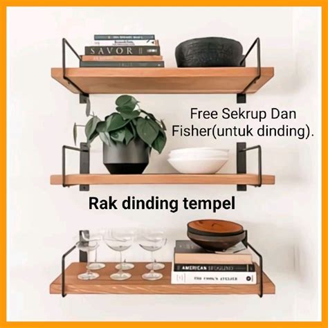 Jual Rak Siku Besi Penyangga Papan Kayu Ambalan Rak Dinding Set Biji