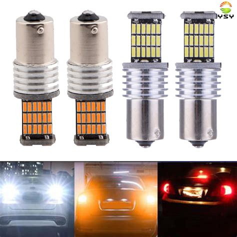 2pcs 1156 BA15S P21W Canbus Led 4014 45 SMD 45SMD Lights DRL Car Led