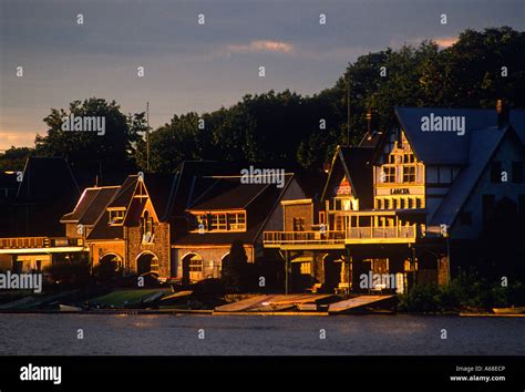 Boathouse Row is an historic site located in Philadelphia Pennsylvania ...