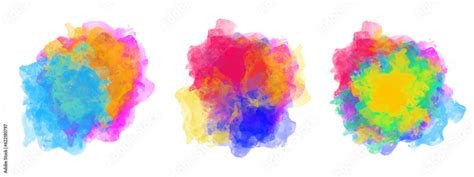 Watercolor Vector Stains Background For Texts Watercolor Vector