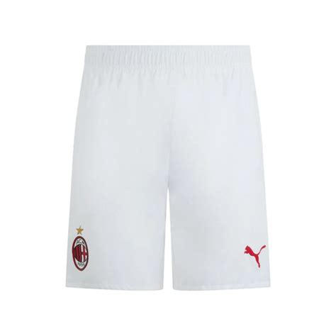 Ac Milan Home Shorts White Foot Soccer Pro