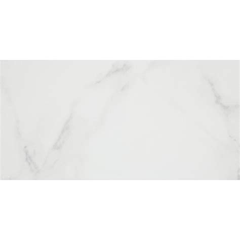 Marina Satin White Marble Ceramic Wall Tile 250x500 Nandc Tiles And Bathrooms