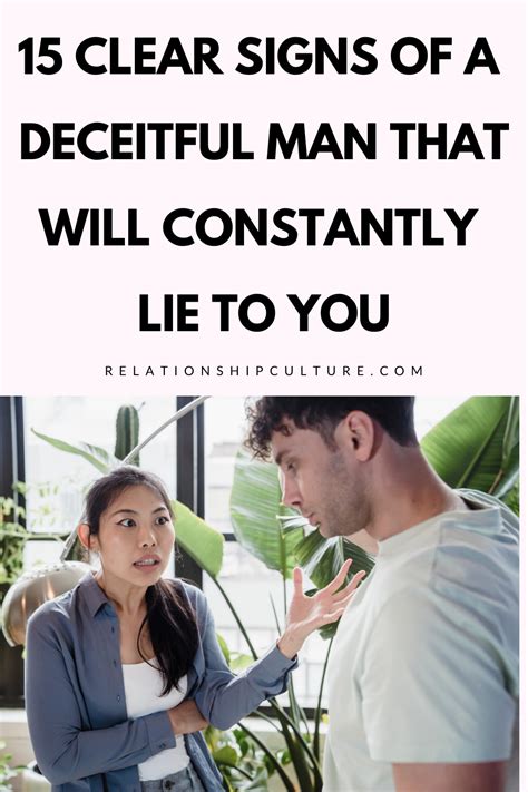 15 Signs Of A Deceitful Man That Is Not Ready To Change Relationship