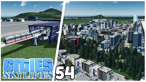 Monorail Flughafen Asset Cities Skylines 54 4k 60fps