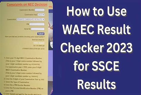 How To Use WAEC Result Checker 2023 For SSCE Results GFDD