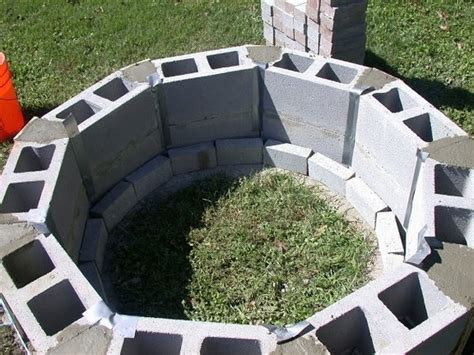 Cinder block fire pit – DIY fire pit ideas for your backyard