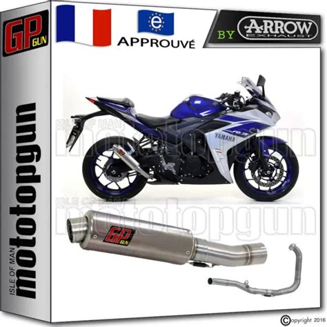 Ligne Complete Gp Gun By Arrow Acier Yamaha R R Eur