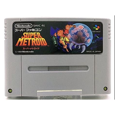 Jogo Super Metroid Snes Super Nintendo Fita Cartucho Original Shopee