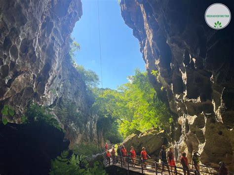 From Phong Nha Town Paradise Cave Zipline At Dark Cave