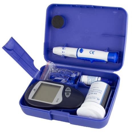 Kit completo de glucómetro digital Medidor de glucosa en sangre