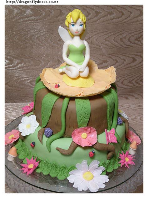 Tinkerbell Cake Bolo Sininho A Photo On Flickriver