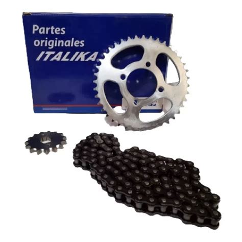 Kit Sprocket Engranes Original Italika Ft Ts Dt Sport Mebuscar