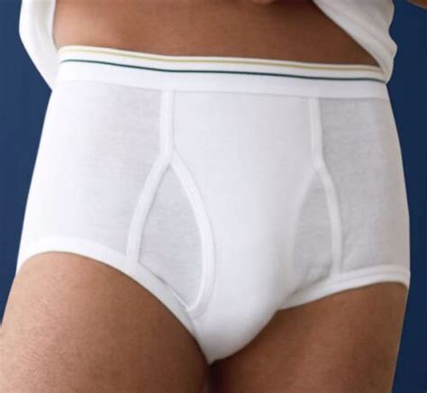 Stafford Mens 6 Pk100 Cotton Full Cut White Briefs Ebay