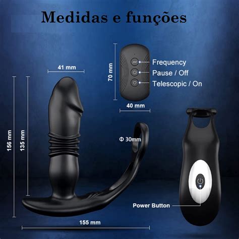 Vibrador Anal Pr Stata Telesc Pico Vai E Vem Recarga Usb Shopee Brasil