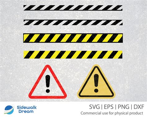 Caution Bundle Svg Caution Sign Svg Caution Tape Svg Etsy UK