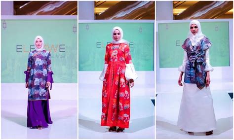 Busana Muslim Dengan Sentuhan Batik Dari Label Elemwe Untuk Lebaran