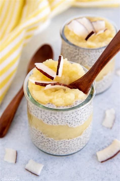 Pina Colada Chia Pudding Recipe With Coconut Milk Pineapple